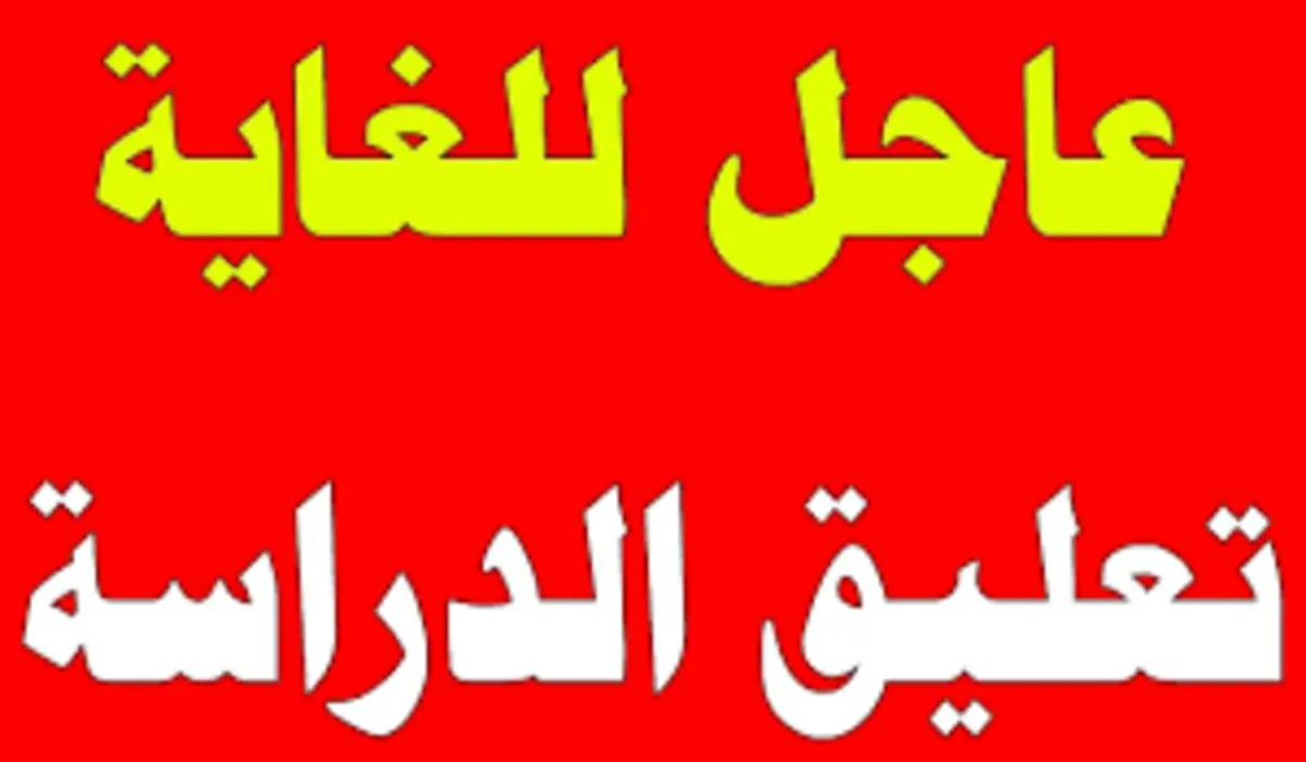 وكالة تعليق الدراسة عاجل .. وزارة التعليم الغاء الدراسة الحضورية اليوم في بعض المناطق وتحذير من الأرصاد